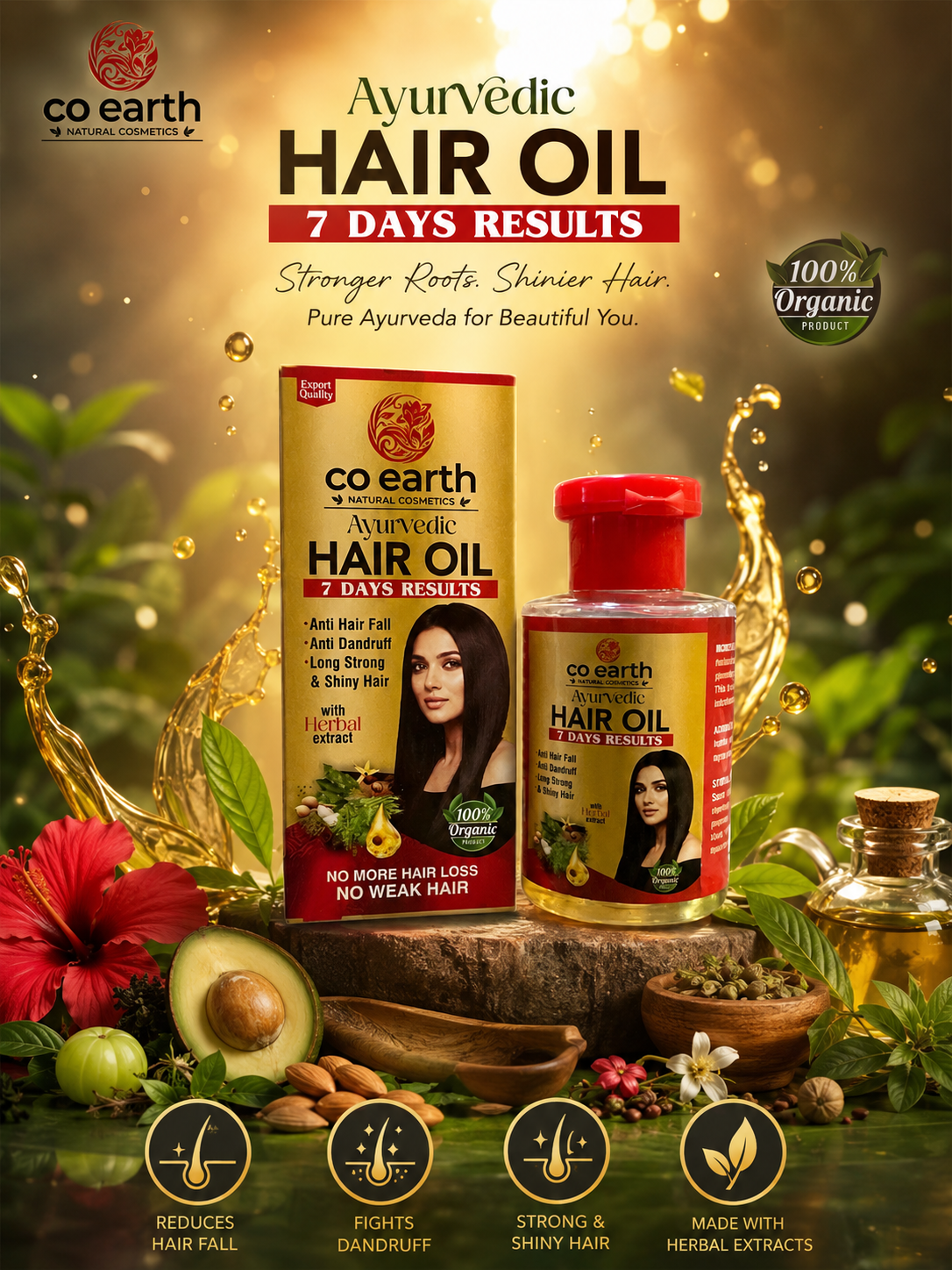 Coearth Ayurvedic Hair Oil